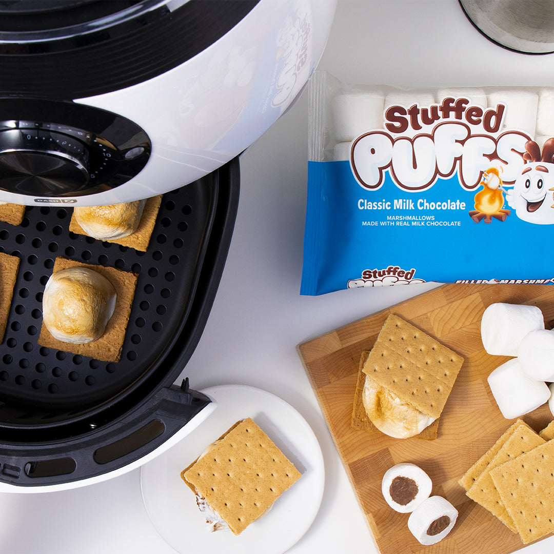 Air Fryer S'mores – Stuffed Puffs