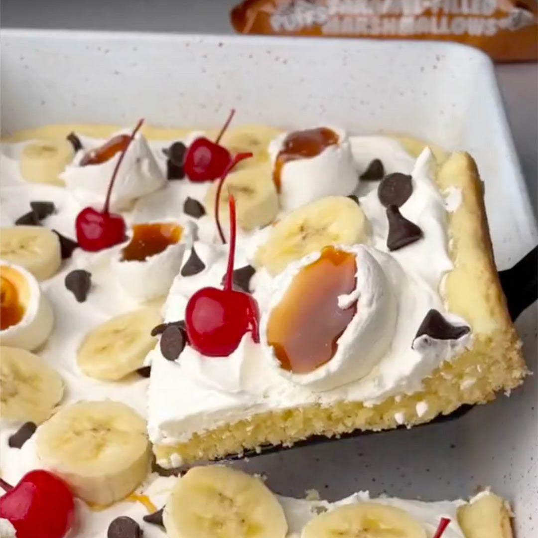 Banana Split S'mores Bars