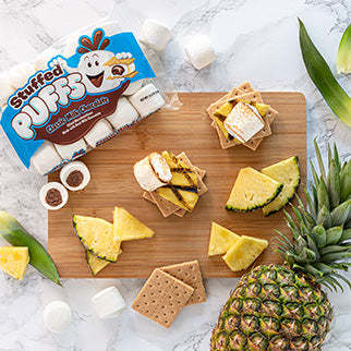Pineapple S'mores – Stuffed Puffs