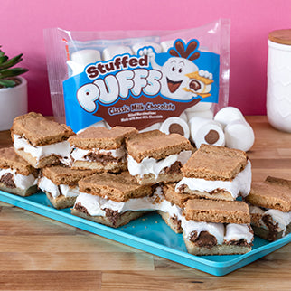Stuffed Puffs® Peanut Butter Blondies