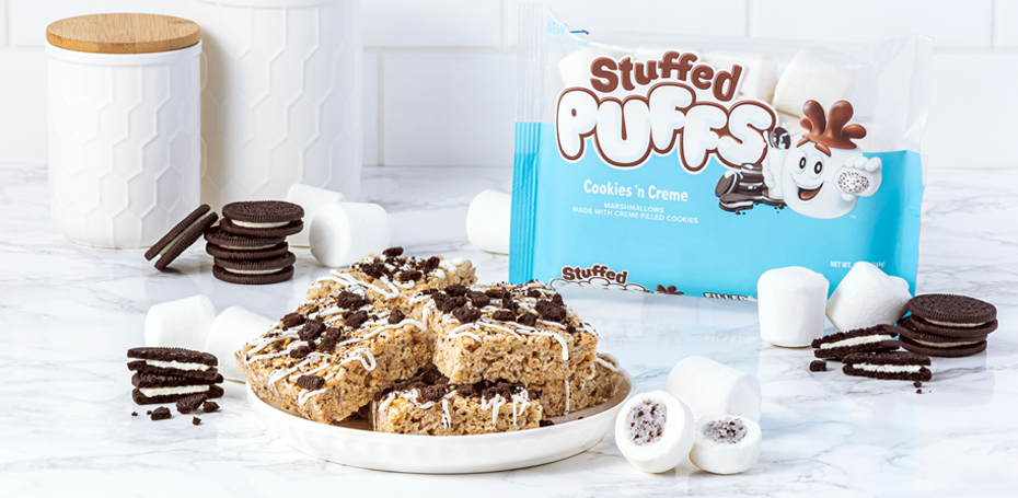 How many marshmallows are in a bag of Stuffed Puffs