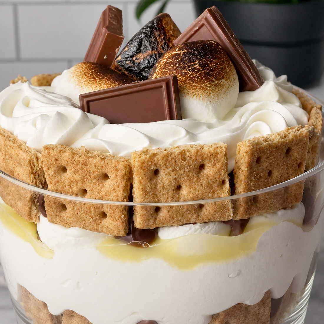 S'mores Banana Pudding