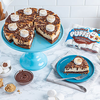 Stuffed Puffs® S'mores Cheesecake