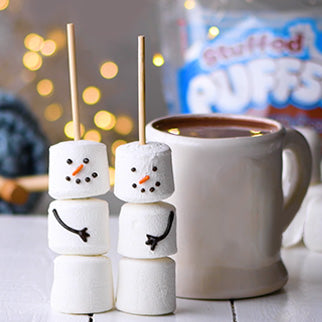 Stuffed Puffs® Hot Chocolate Snowmen Pals