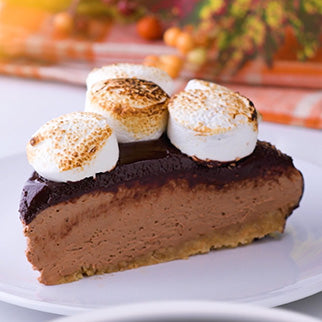 Stuffed Puffs® S'mores Chocolate Cheesecake